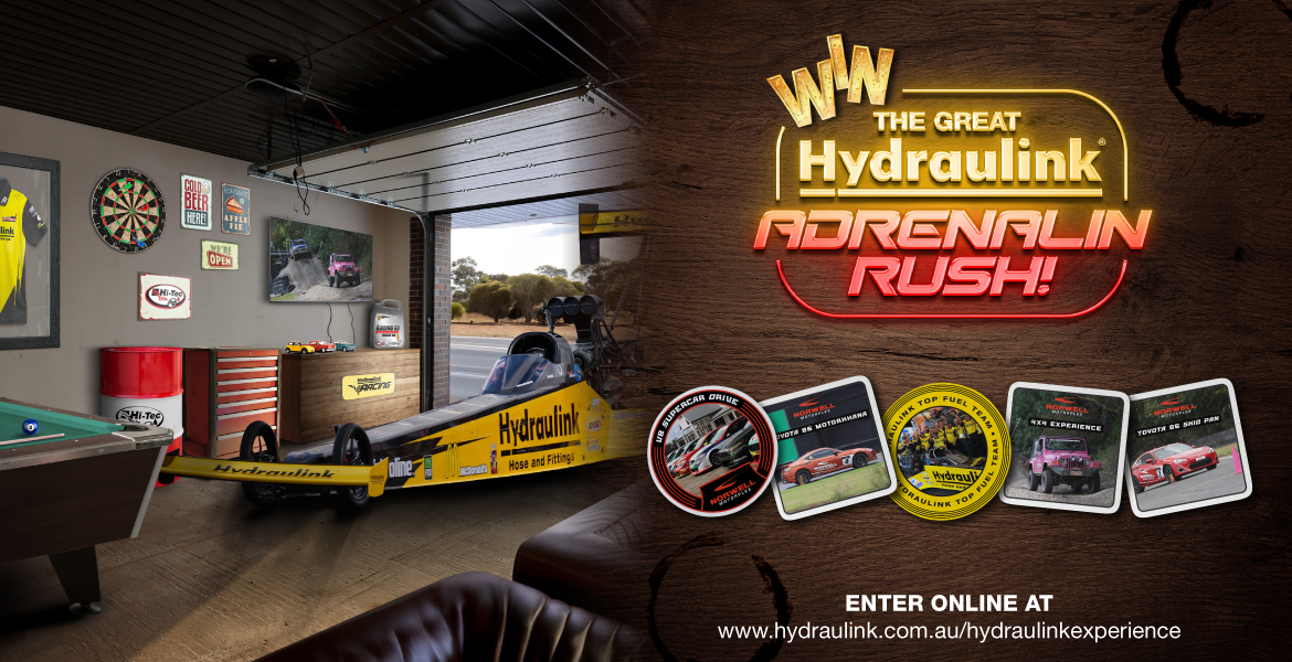 Have You Heard? "The Great Hydraulink Adrenalin Rush" has started!